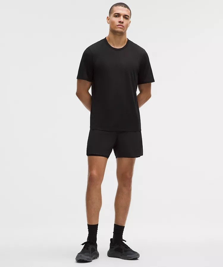 Playera Lululemon Fast and Free - Negra