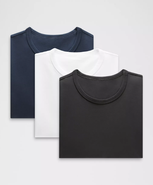 Pack 3 Playeras Lululemon Algodón Orgánico