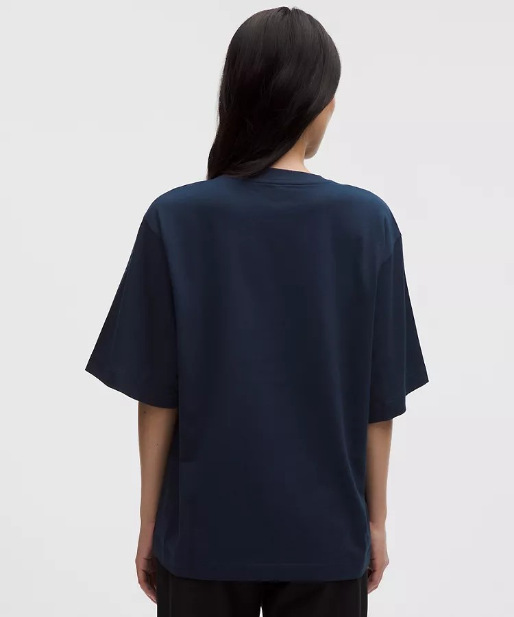Playera Lululemon Oversized — Azul Navy