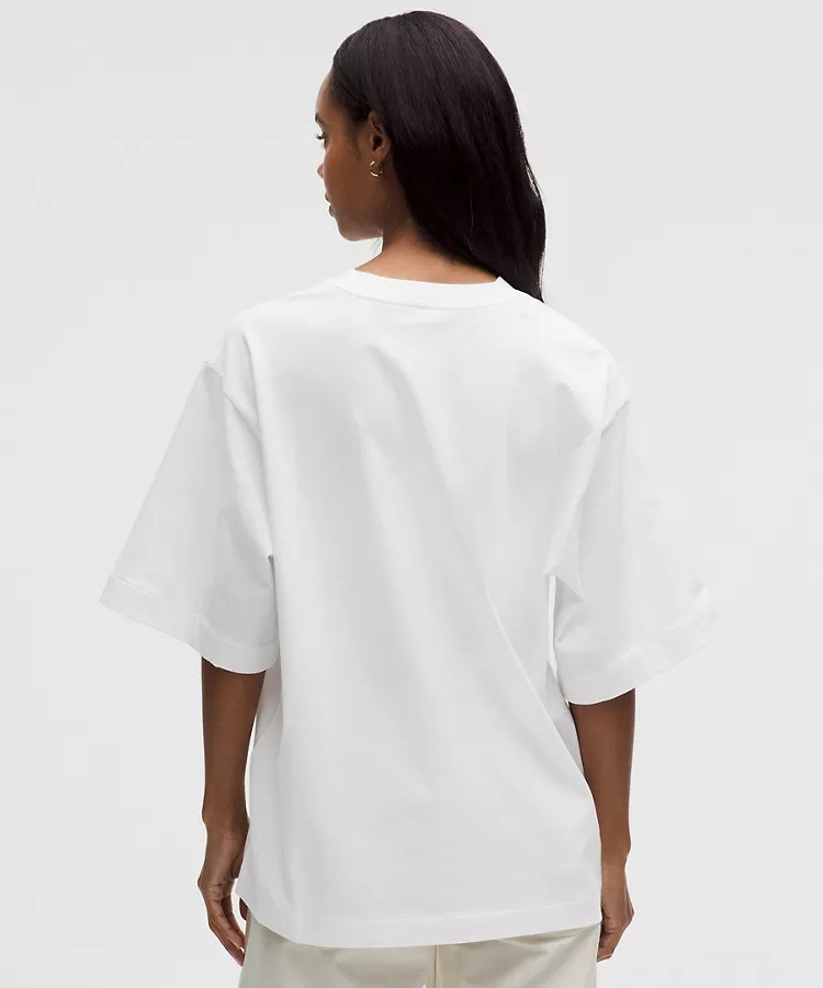 Playera Lululemon Oversized — Blanco