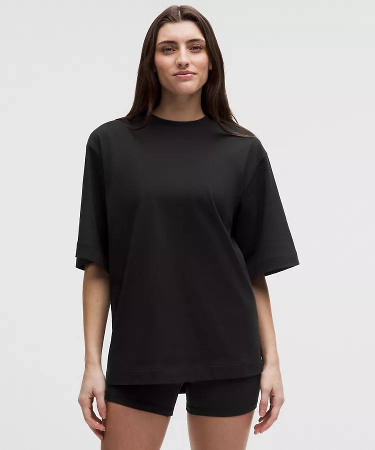 Playera Lululemon Oversized — Negra
