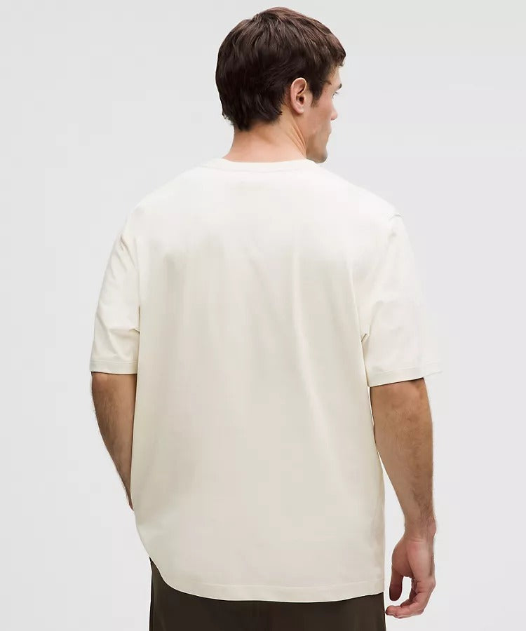 Playera Lululemon Heavyweight Wordmark — Blanco