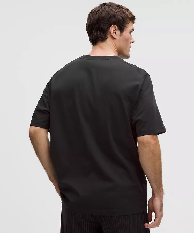 Playera Lululemon Heavyweight Wordmark — Negro