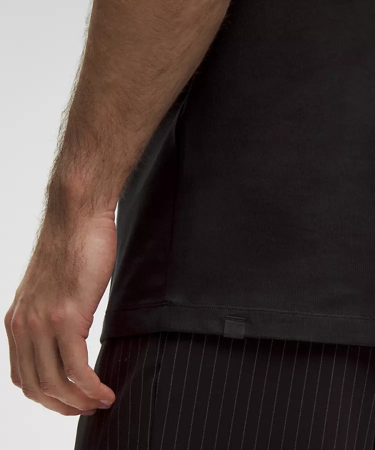 Playera Lululemon Heavyweight Wordmark — Negro